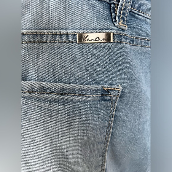 NWT - KanCan Denim Bib Overall Unhemmed Dress - Blue - Size XL - Picture 4 of 8